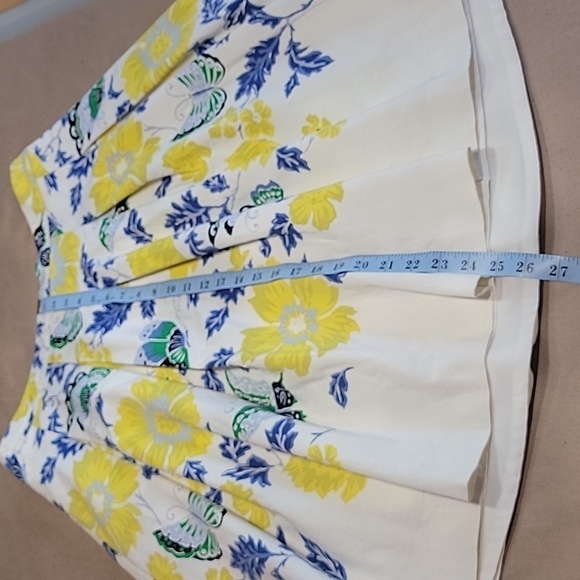 Talbots (RSVP by Talbots) Size 14 Full Flowered Skirt with Butterflies, EUC - Picture 3 of 12